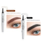 3D Vandtæt Microblading Eyebrow Pencil 4 Fork Tip Tattoo Pen (🔥Køb 1 Få 1 gratis)