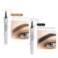 3D Vandtæt Microblading Eyebrow Pencil 4 Fork Tip Tattoo Pen (🔥Køb 1 Få 1 gratis)