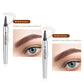 3D Vandtæt Microblading Eyebrow Pencil 4 Fork Tip Tattoo Pen (🔥Køb 1 Få 1 gratis)