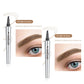 3D Vandtæt Microblading Eyebrow Pencil 4 Fork Tip Tattoo Pen (🔥Køb 1 Få 1 gratis)