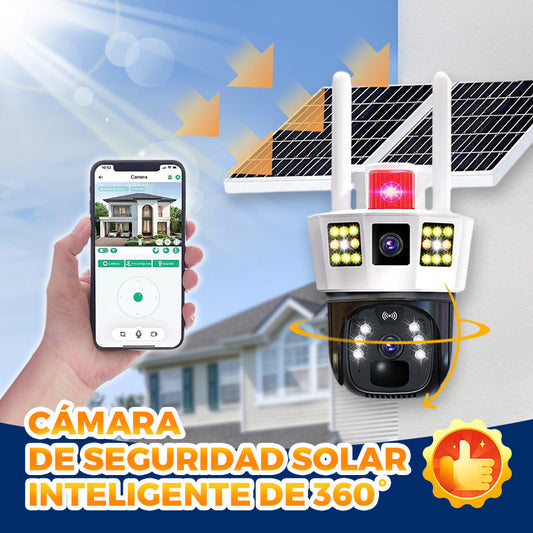 Cámara de Seguridad Solar Inteligente de 360°