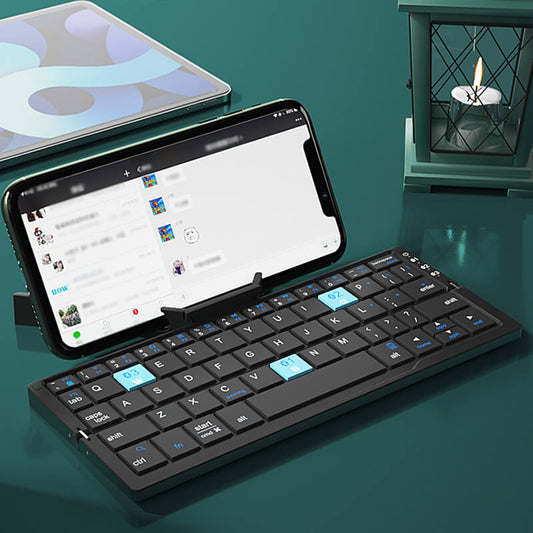 Mini sammenfoldeligt tastatur til mobiltelefon/pad/bærbar computer