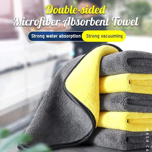 Dobbeltsidet Absorberende Håndklæde I Mikrofiber